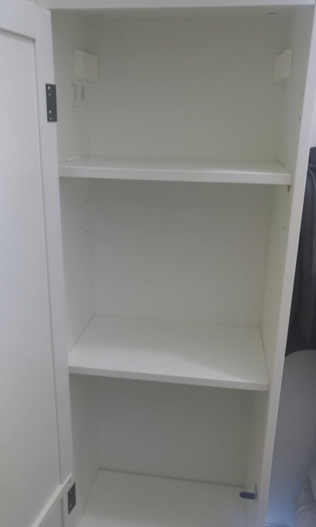 Ikea Silveran High Cabinet With Mirror Furniture Shelves Drawers Share This Listing
