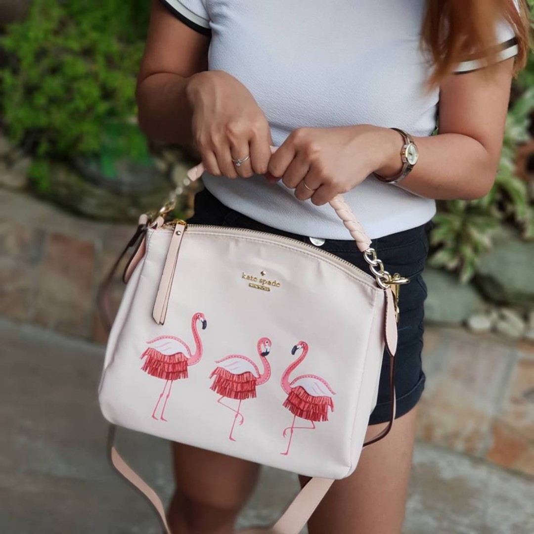 Kate spade flamingo crossbody bag best sale