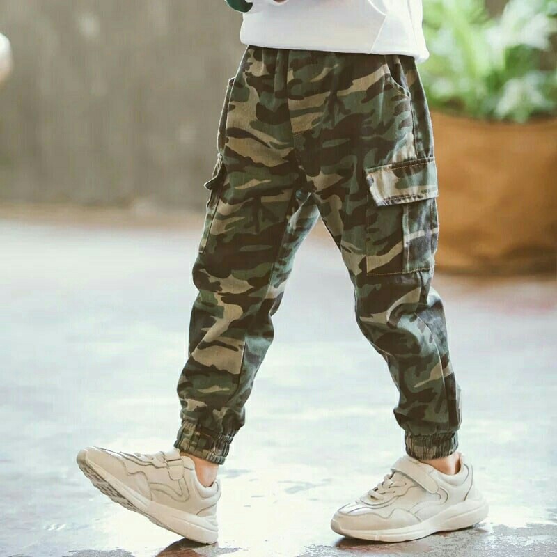 Army pants top for kids