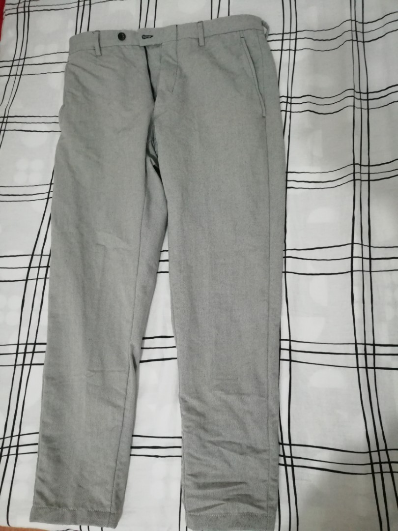 Heather Grey Suit Pants | Men's Pants