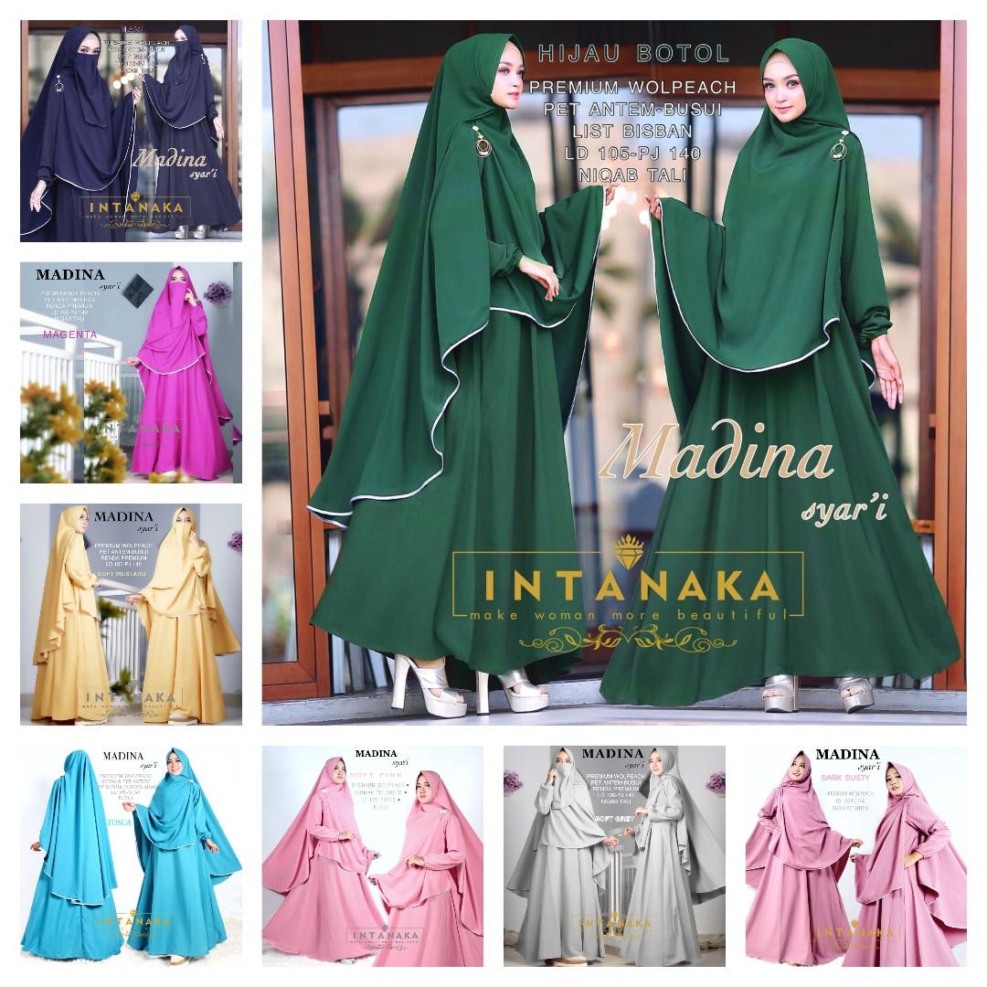 Madina Syari Code Sm Saj Women S Fashion Muslimah Fashion Dresses On Carousell