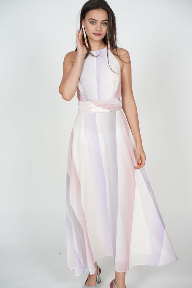 Ombre Color Dress Multi 2018