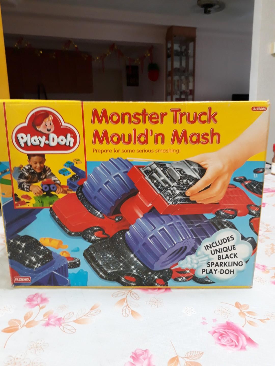 monster truck play doh