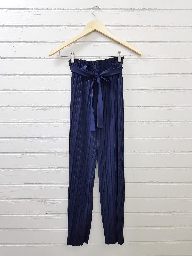 Electric pleated square sale pants