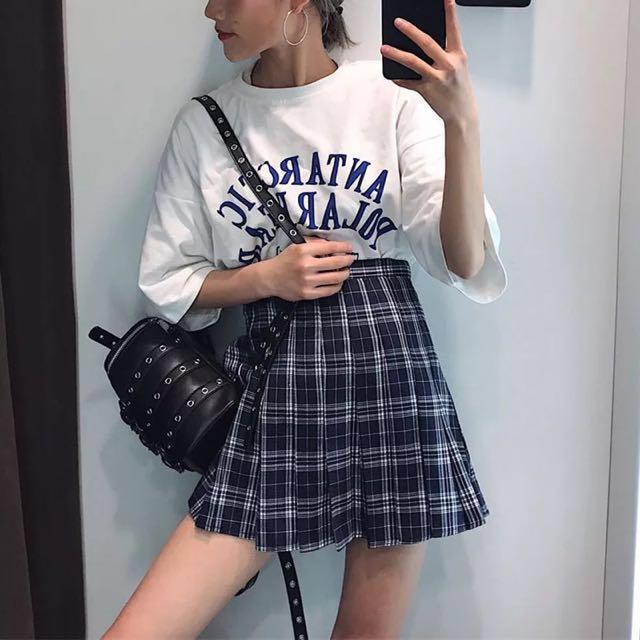Plaid tennis skirt online outfit