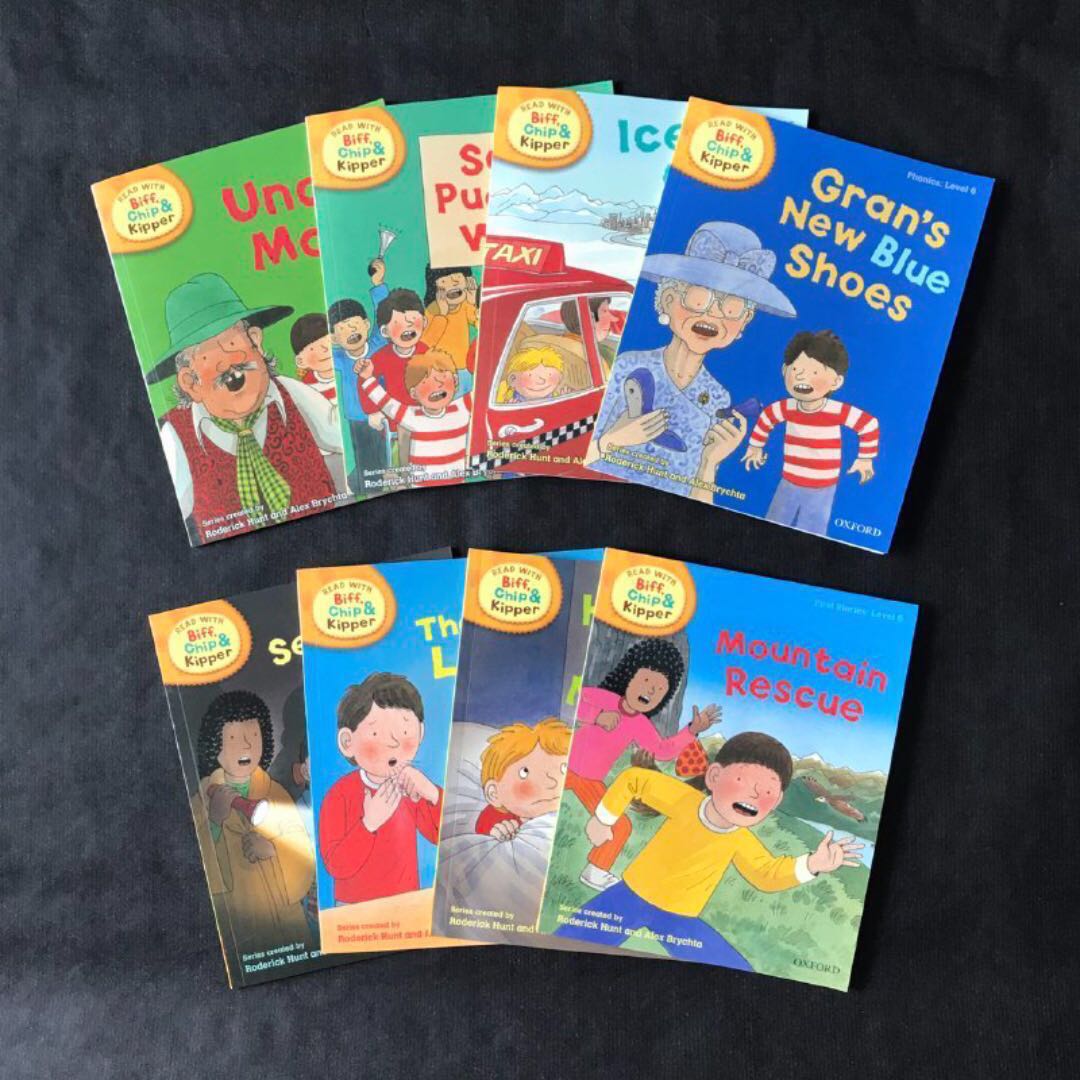 New Oxford Phonics Set 6 Biff Chip Kipper 8 Books Set Children Story Books Books Stationery Children S Books On Carousell