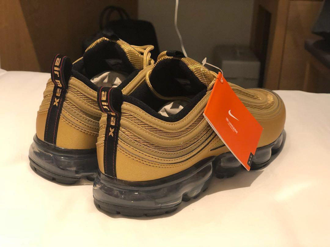 Nike 97 vapormax gold top