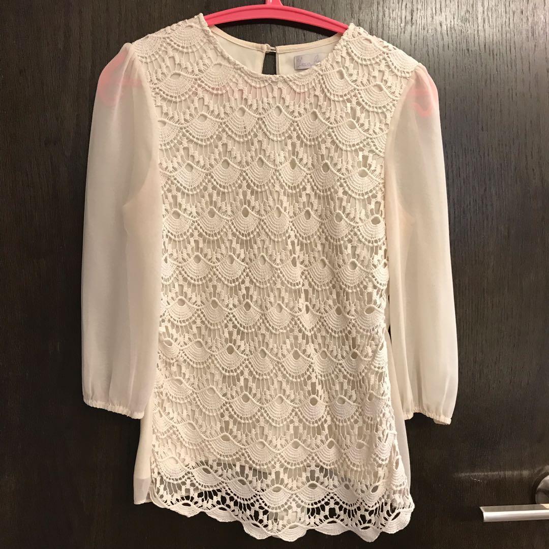 crochet lace blouse