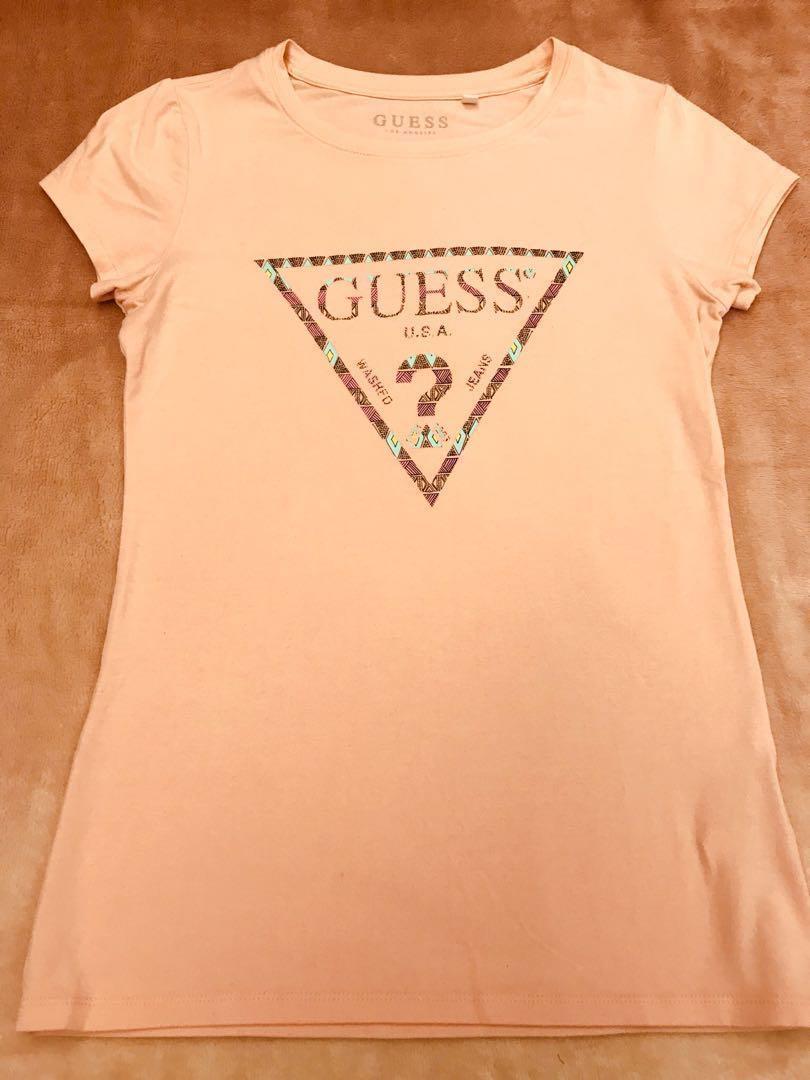 t shirt rayé guess