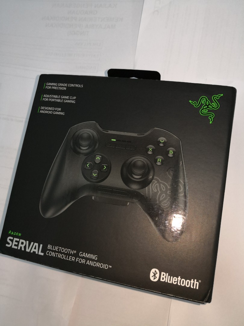 Razer Serval Bluetooth Gaming Controller For Android/Pc, Video Gaming
