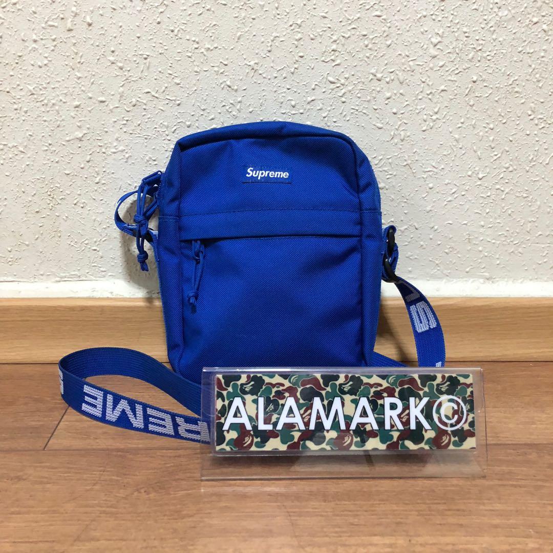 Supreme ss18 shoulder bag blue clearance