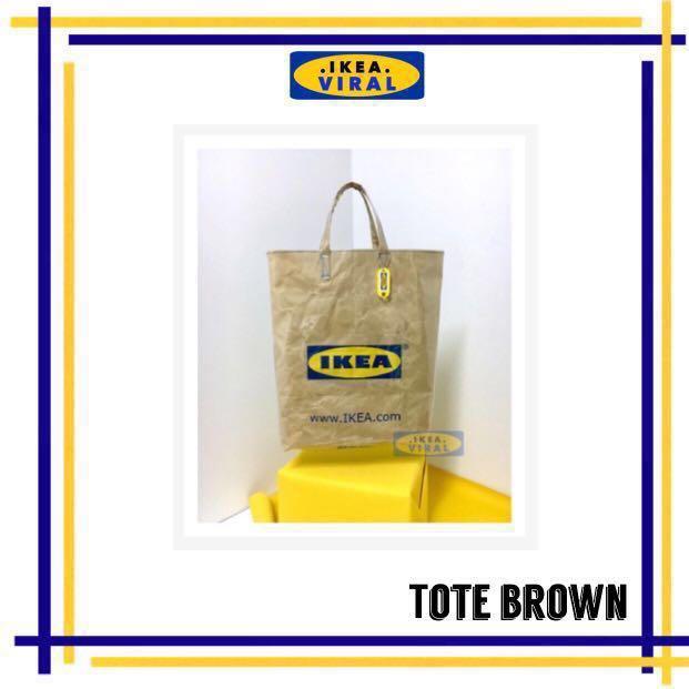 Tote Brown Ikea Bag Women S Fashion Bags Wallets On Carousell