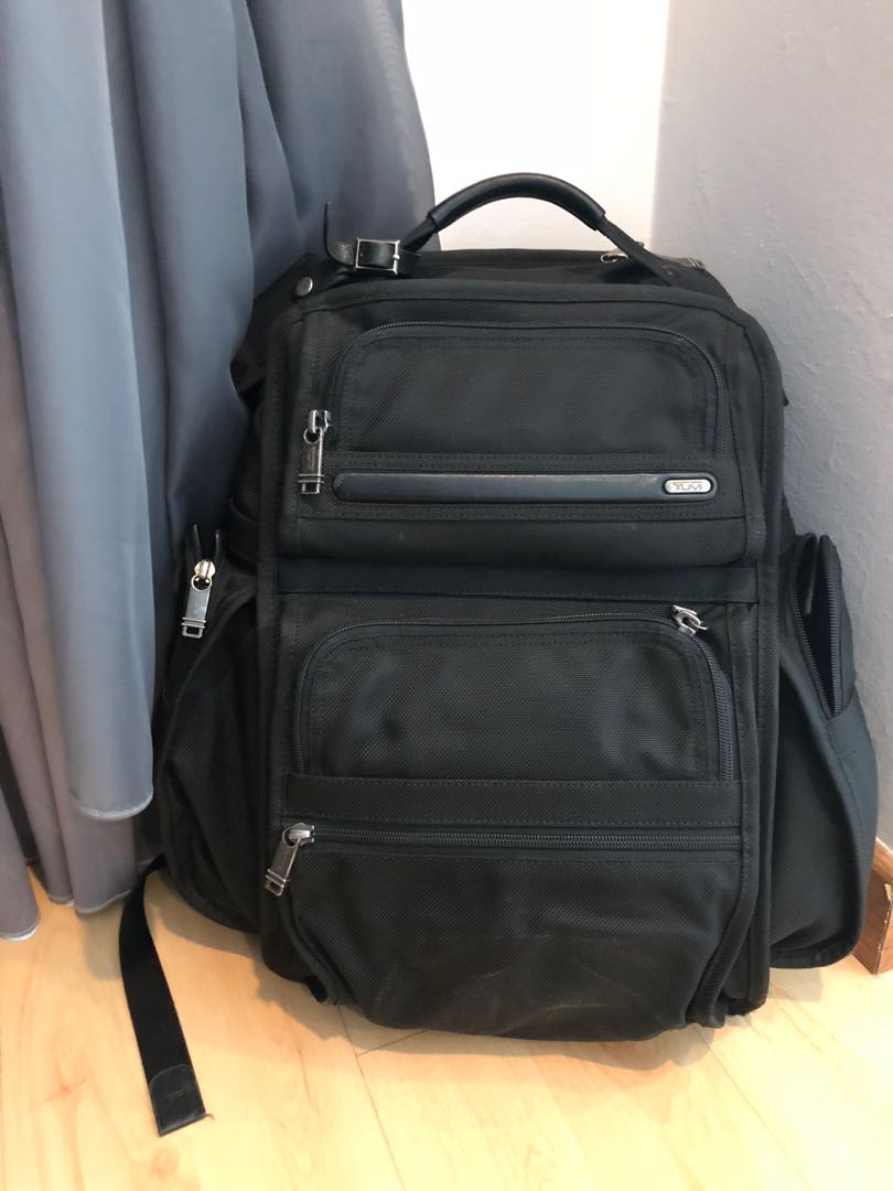 TUMI Alpha 2 T Pass Business Class Brief Backpack Men s Fashion