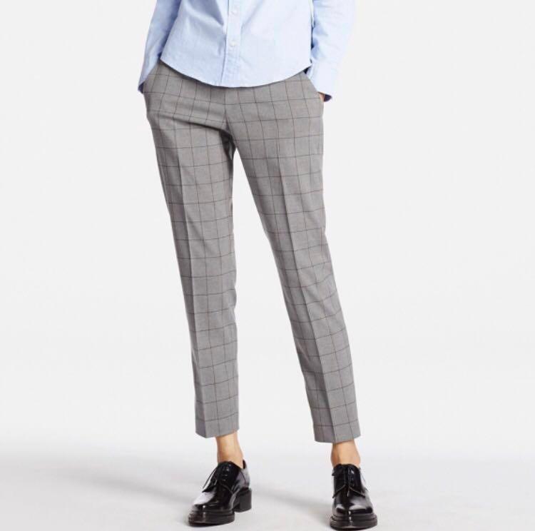 Uniqlo Ankle Length Work Pants (Grey
