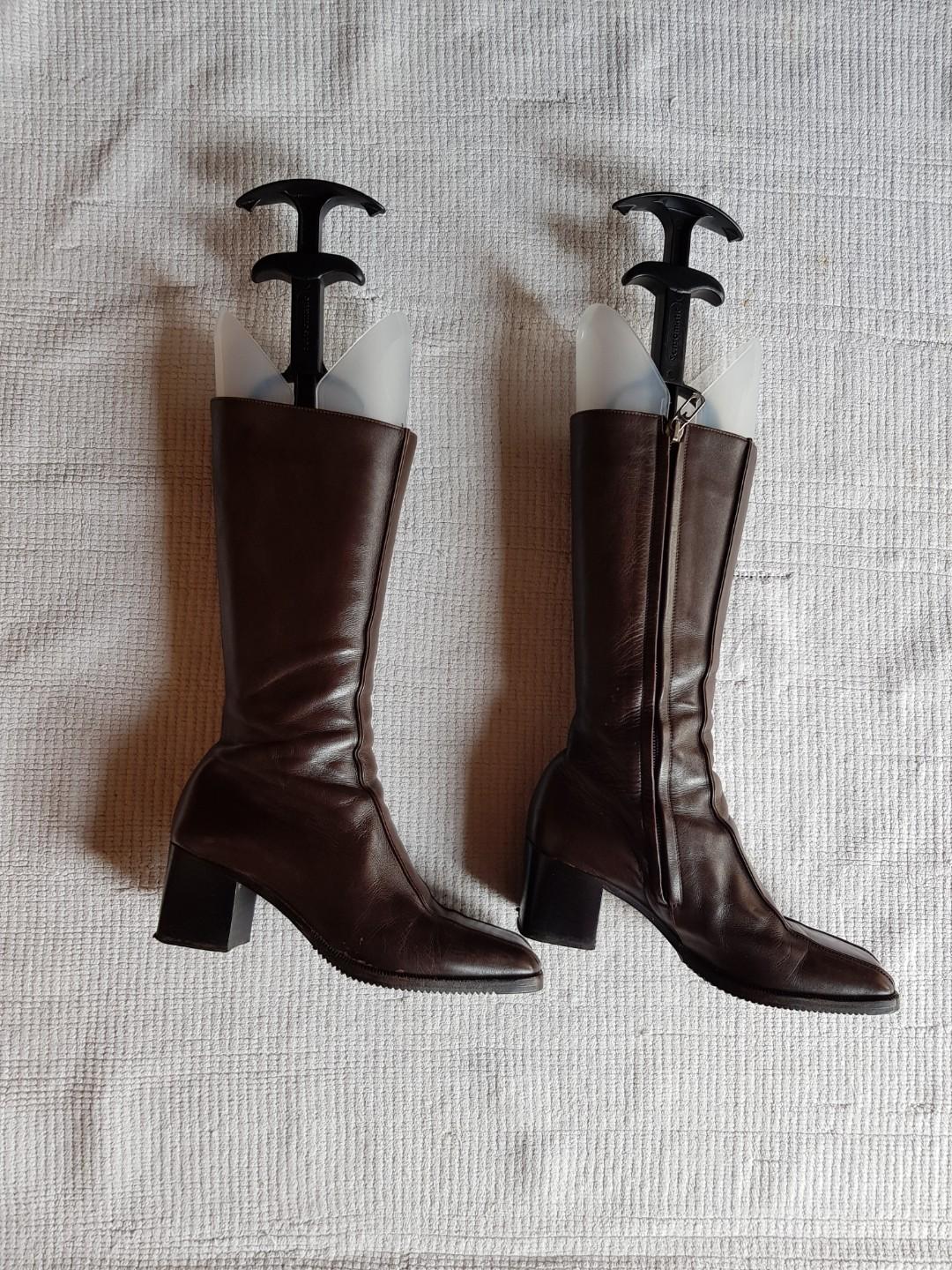 gucci leather boots