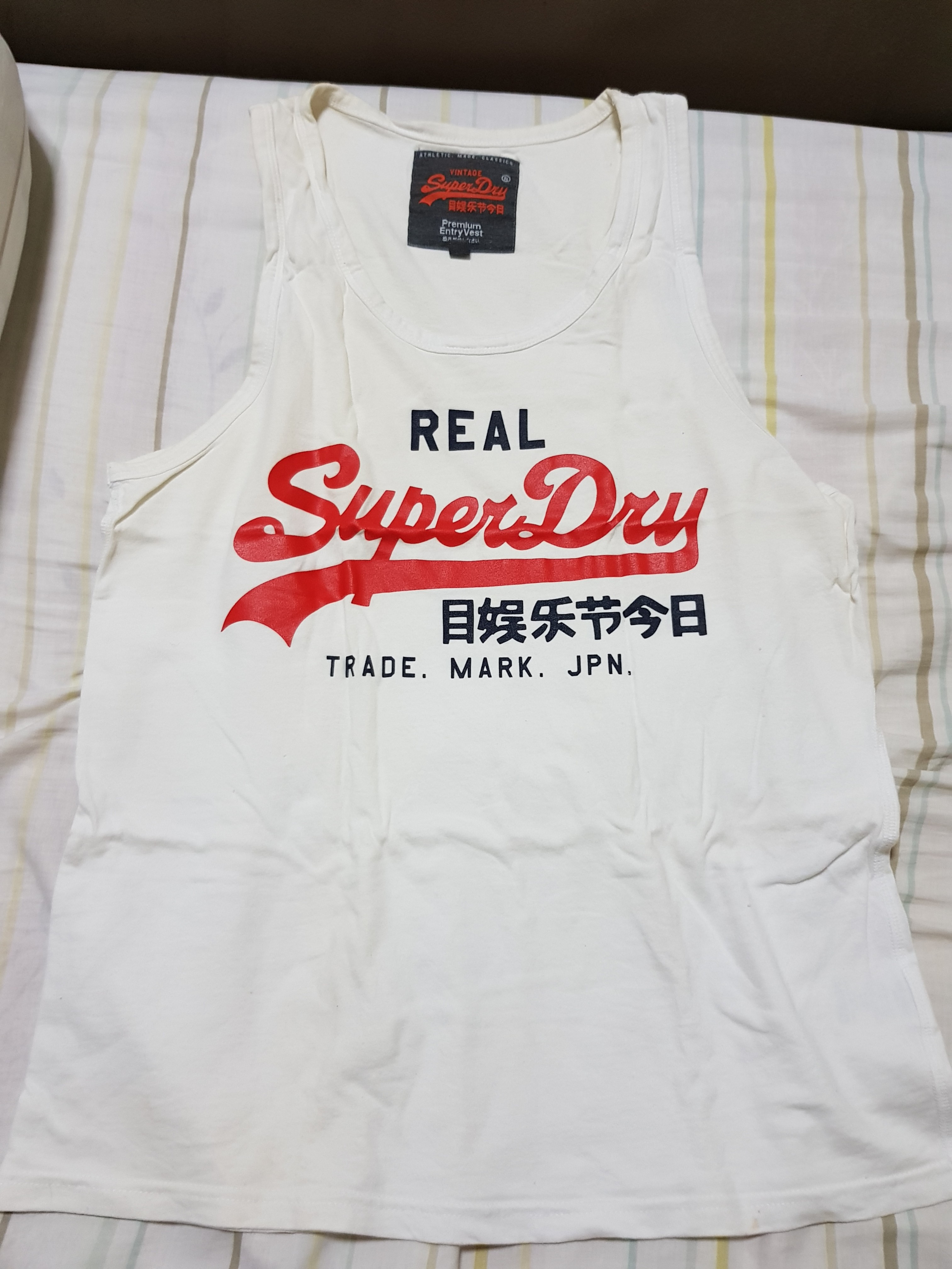 Krachtig verband behalve voor Vintage Superdry Singlet top, Men's Fashion, Tops & Sets, Tshirts & Polo  Shirts on Carousell
