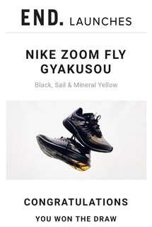 Nike Zoom Fly Gyakusou Black US8.5 (on hand now)