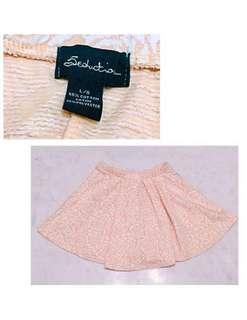 🌸Lovely baby pink rose a-line skirt