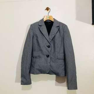 Mango Suit Checkered office blazer