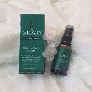SUKIN SUPER GREENS FACIAL RECOVERY SERUM 30 ml