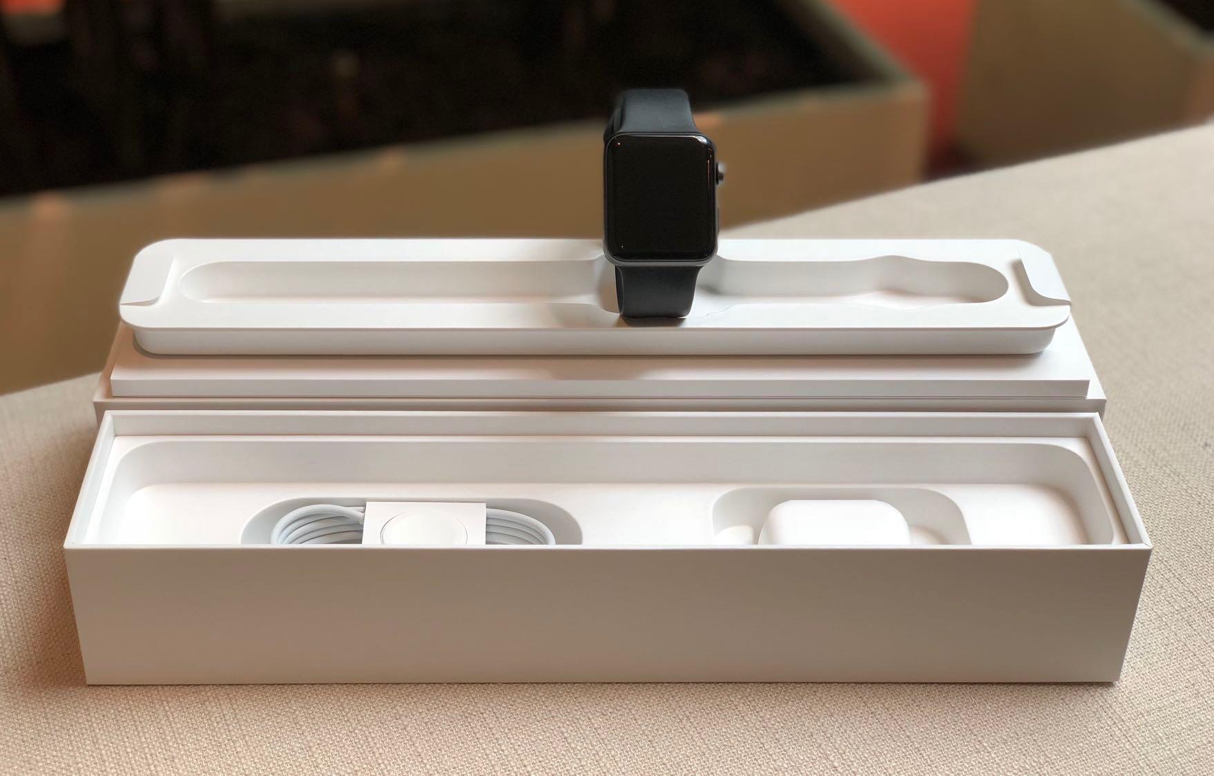 apple watch series 3 space grey aluminium