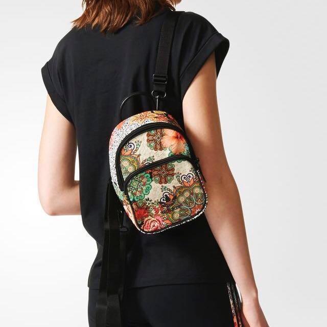 adidas mini backpack floral