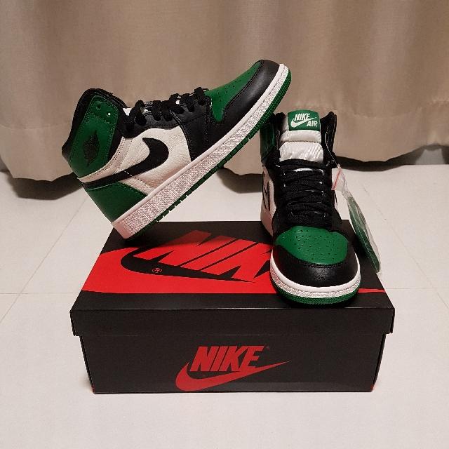 green and black jordan 1 size 6