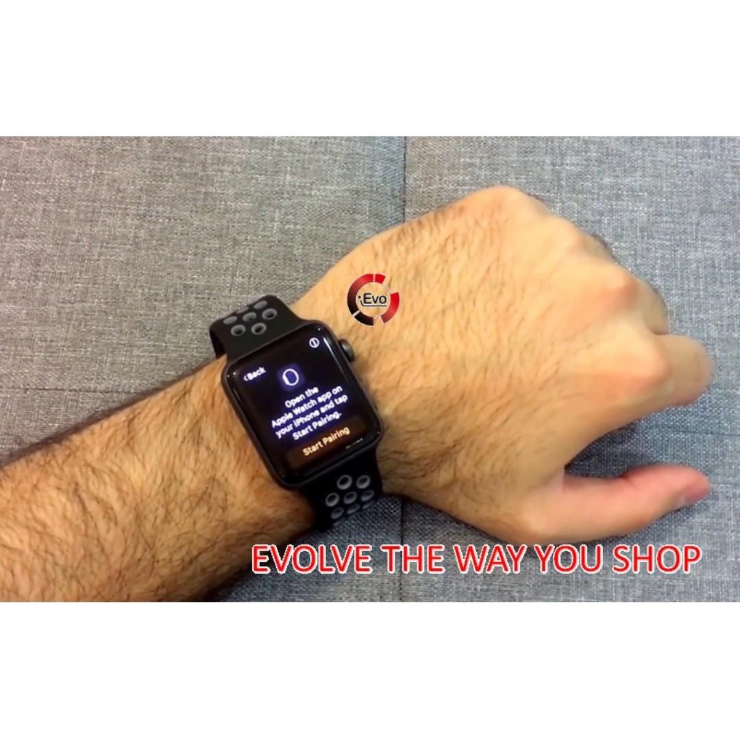 Silver aluminium case with summit white nike sport loop new arrivals