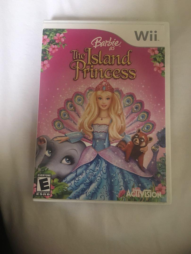 barbie island princess wii