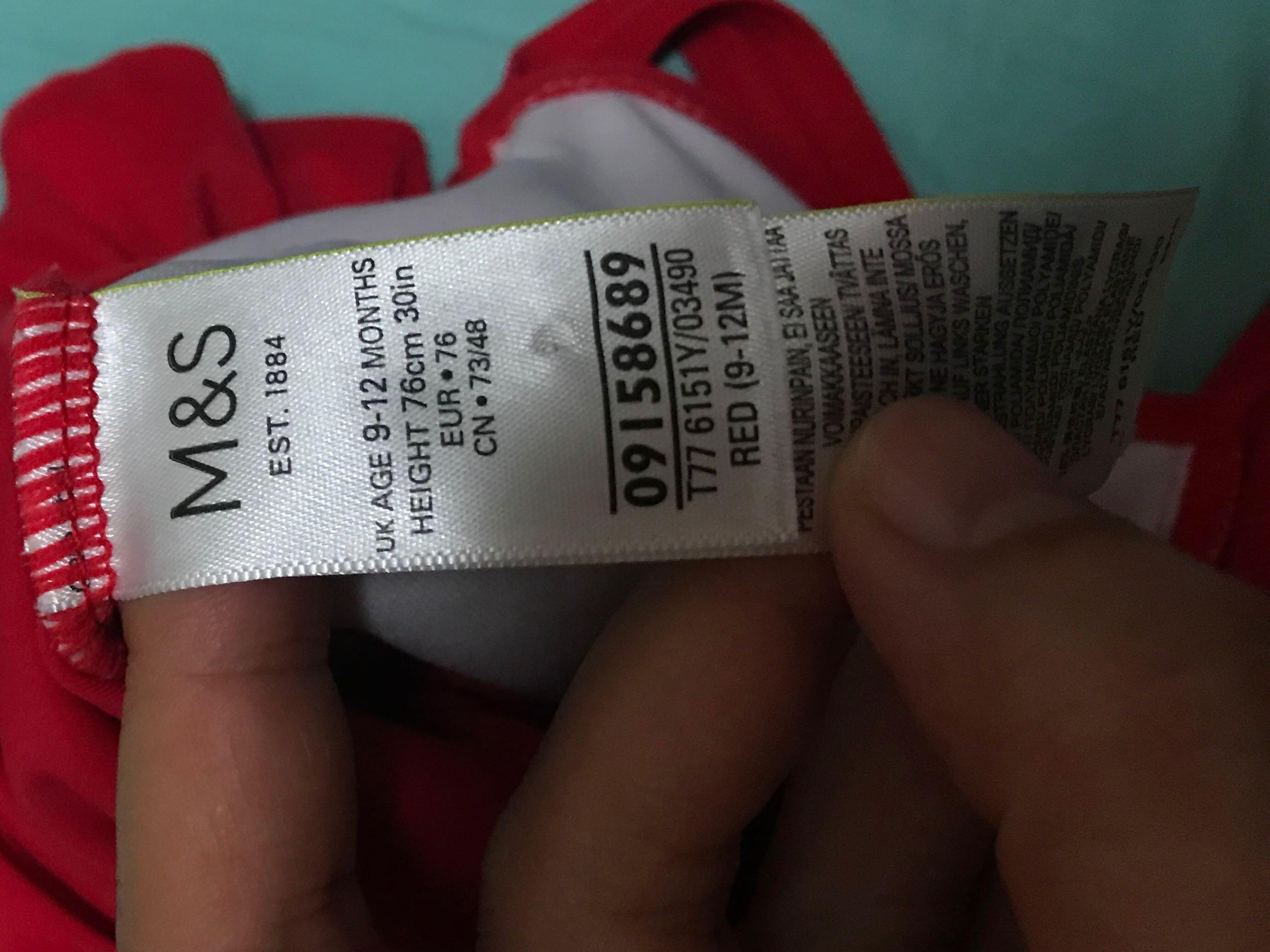 m and s baby swimwear