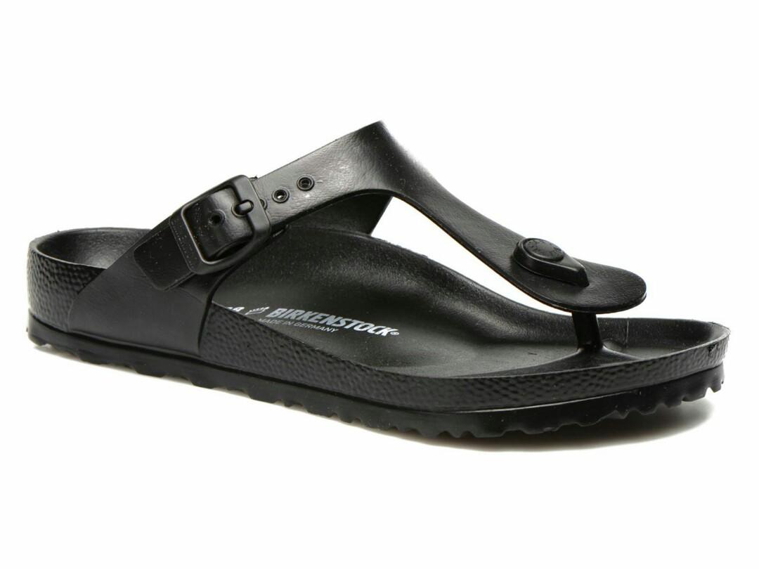 Birkenstock Gizeh EVA - Black Unisex, Women's Fashion, Footwear, Flipflops  and Slides on Carousell