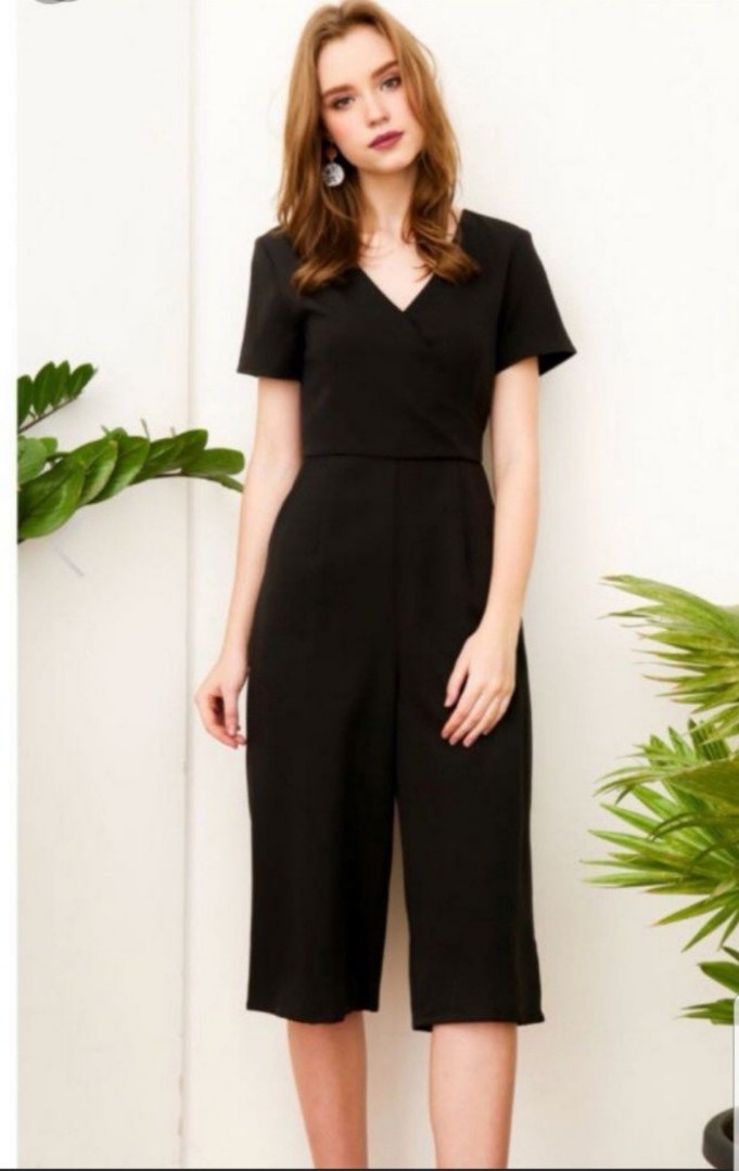 midi jumpsuit with sleeves