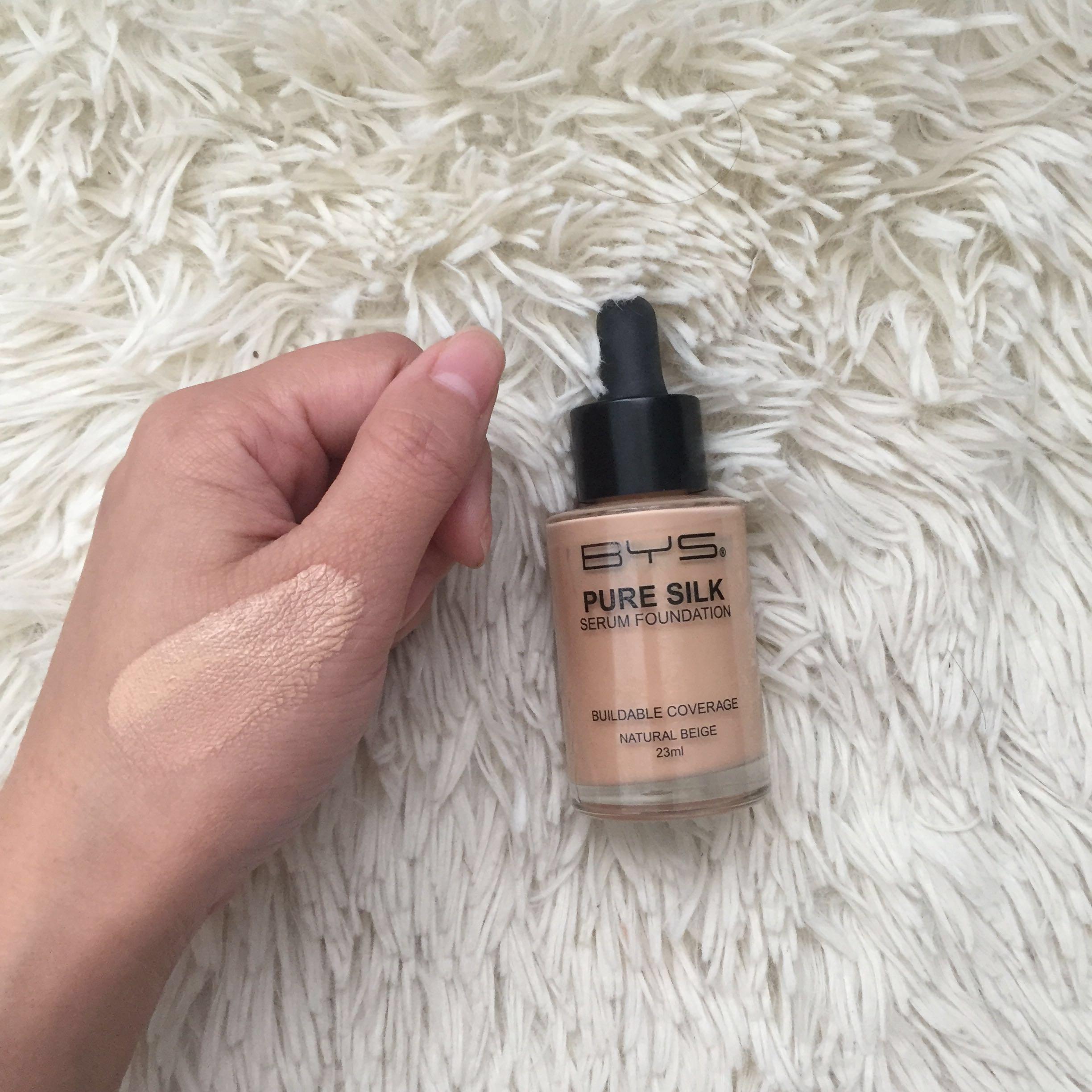 bys pure silk serum foundation