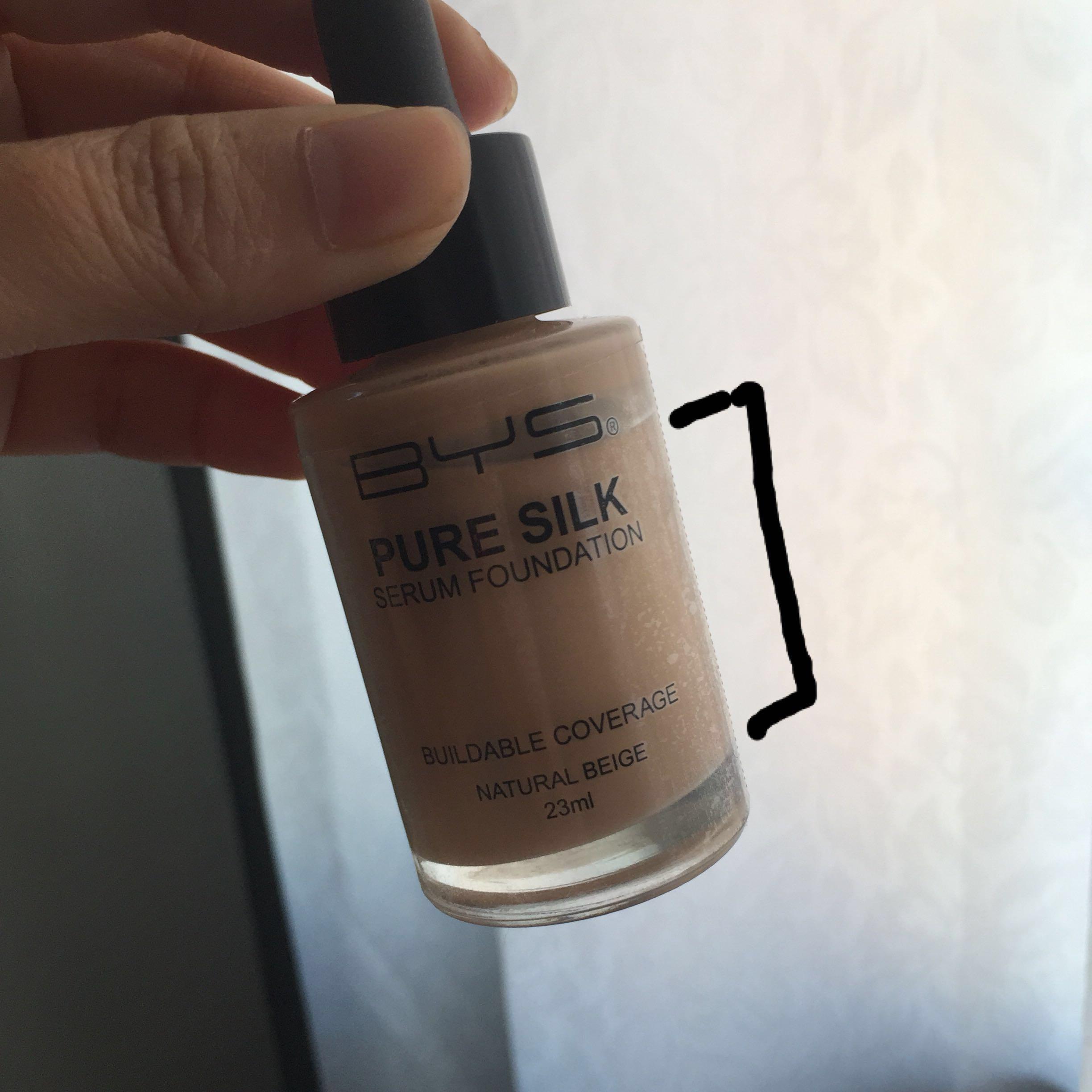 bys pure silk serum foundation
