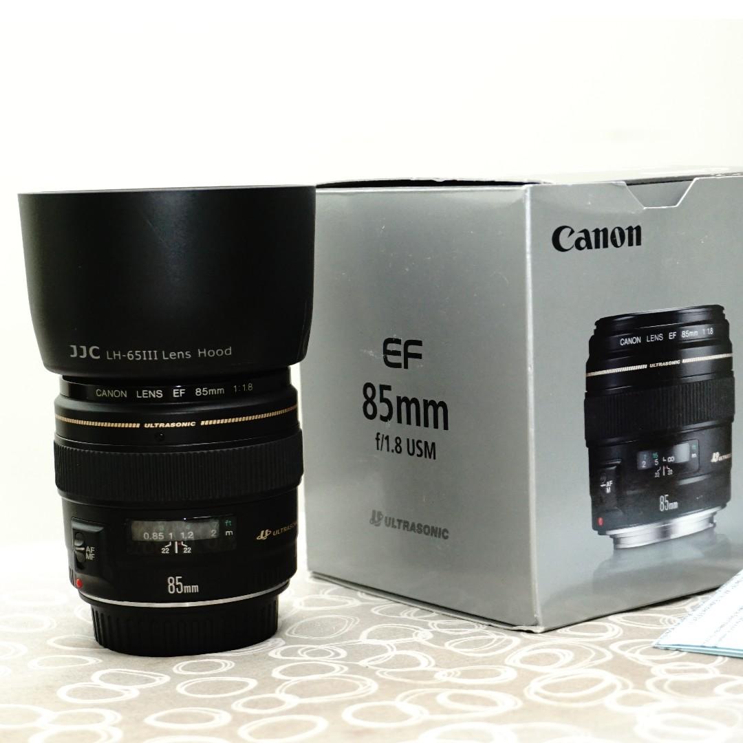 Canon EF 85mm f1.8 USM, Photography, Lens & Kits on Carousell