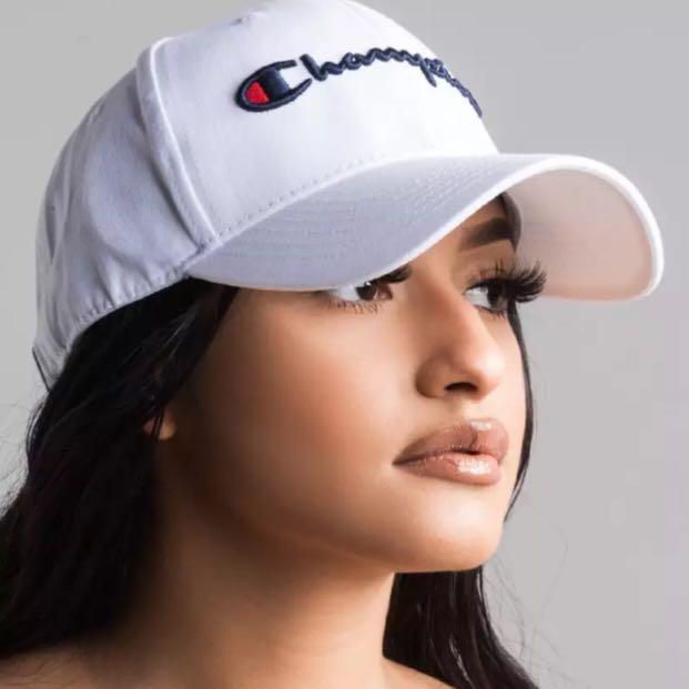 Champion white cap, Women's Fashion 