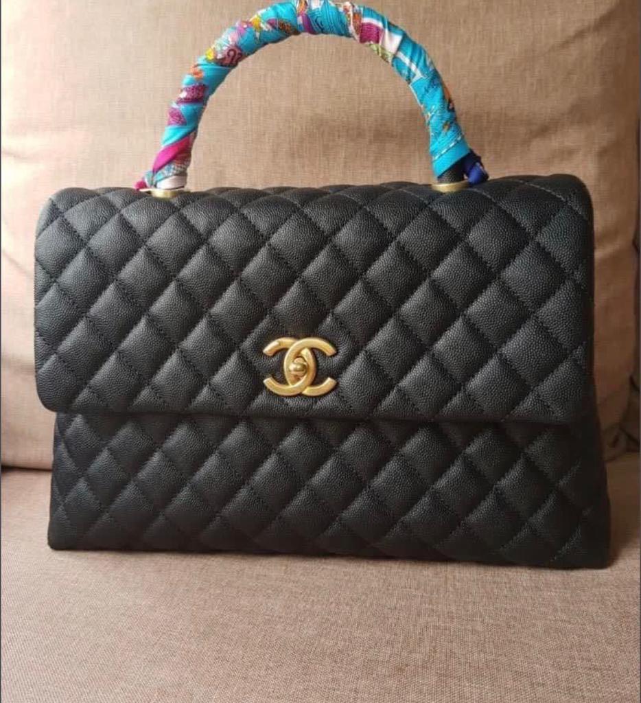 Chanel Coco Handle Bag - A92992, Luxury, Bags & Wallets on Carousell