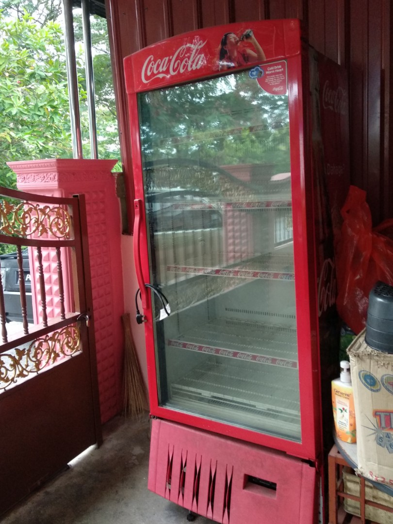 Chiller Fridge Peti Sejuk Coca Cola, TV & Home Appliances, Kitchen
