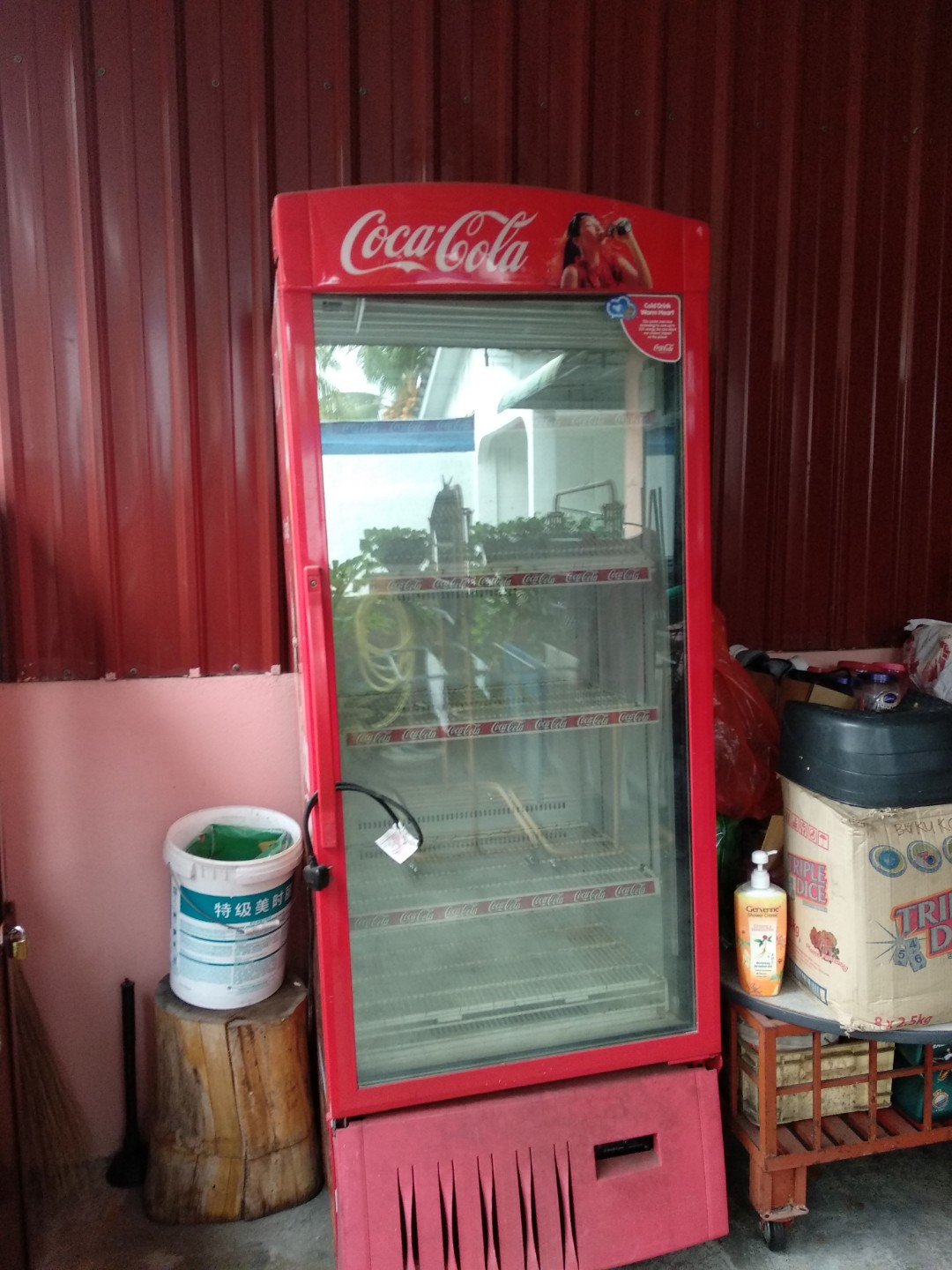 Chiller Fridge Peti Sejuk Coca Cola, TV & Home Appliances, Kitchen