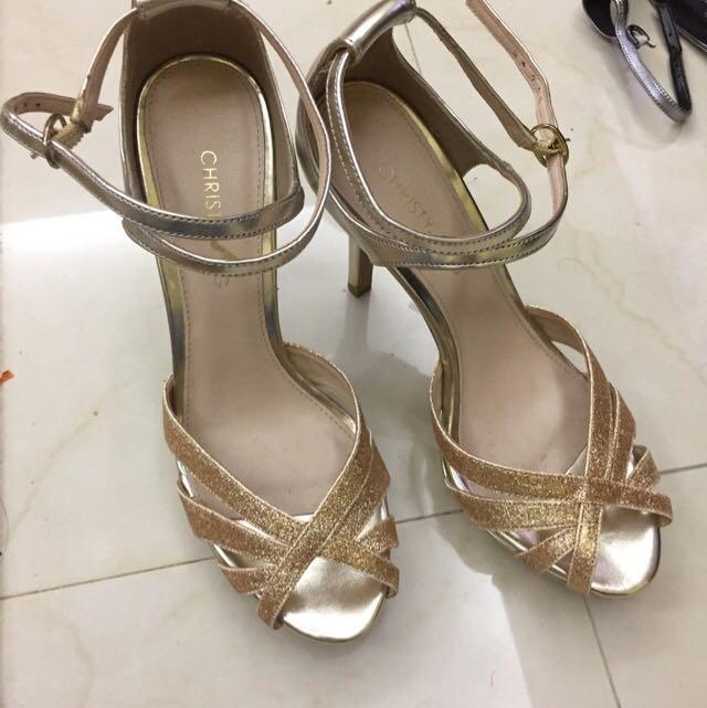 Christy Ng strappy heels, Women's Fashion, Footwear, Heels on Carousell