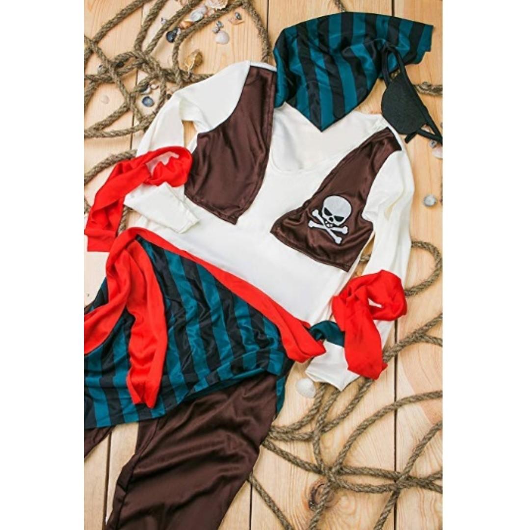 Costume High Seas Pirate Rogue Buccaneer (Category: Babies & Kids Fashion) located in Quezon City. Submitted by olioph (Listing ID 195432513, Image 1). Description: Brand new High Seas Pirate Halloween Costume Rogue Buccaneer Dress Up & Role Play - Kids masquerade costume of first mate pirate / seven seas buccaneer / corsair by La Mascarade Company (from US) - Great for dress up parties, pretend play, Halloween night, cosplay and cosplayers, masq