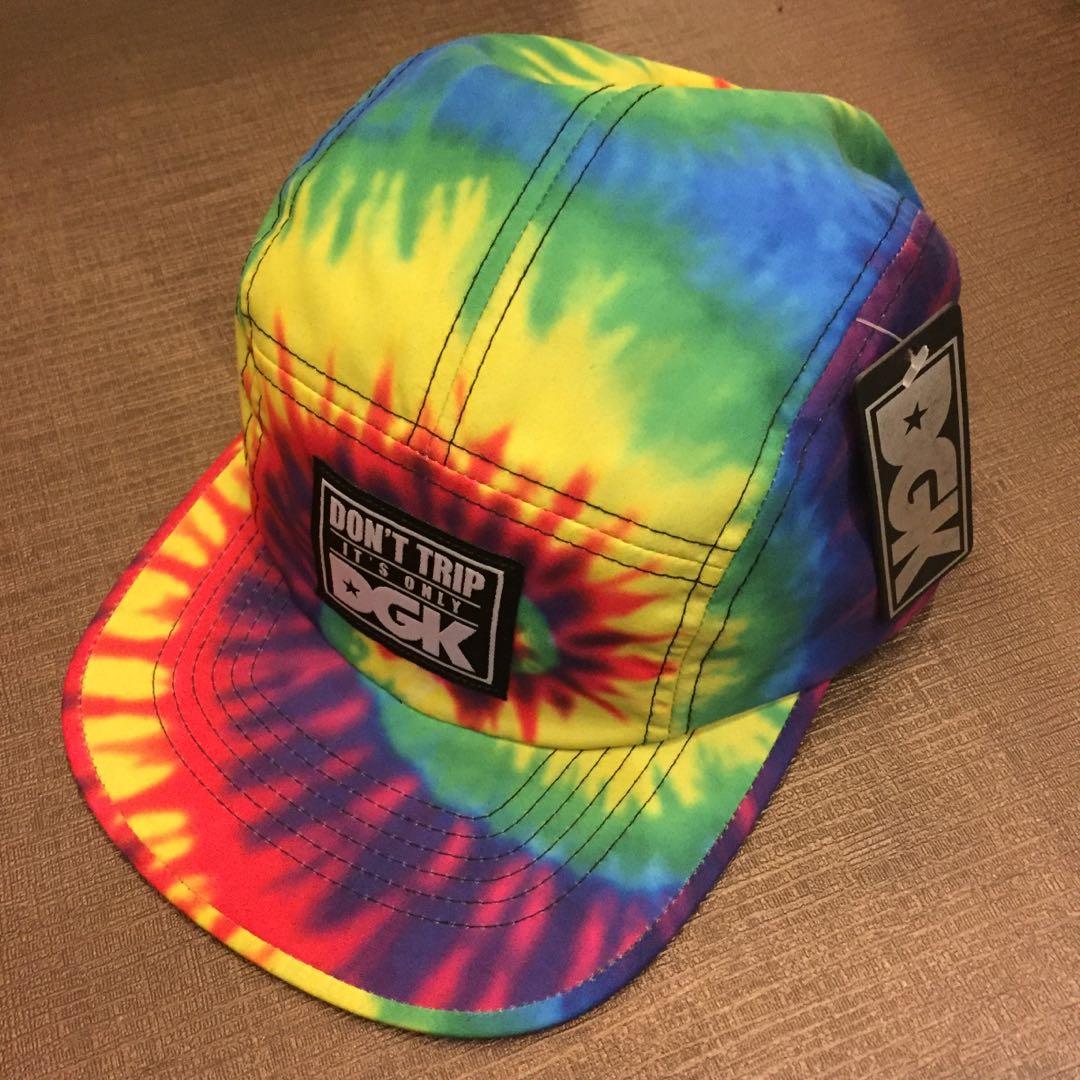 DGK 5 panel tie dye cap (original), Men 