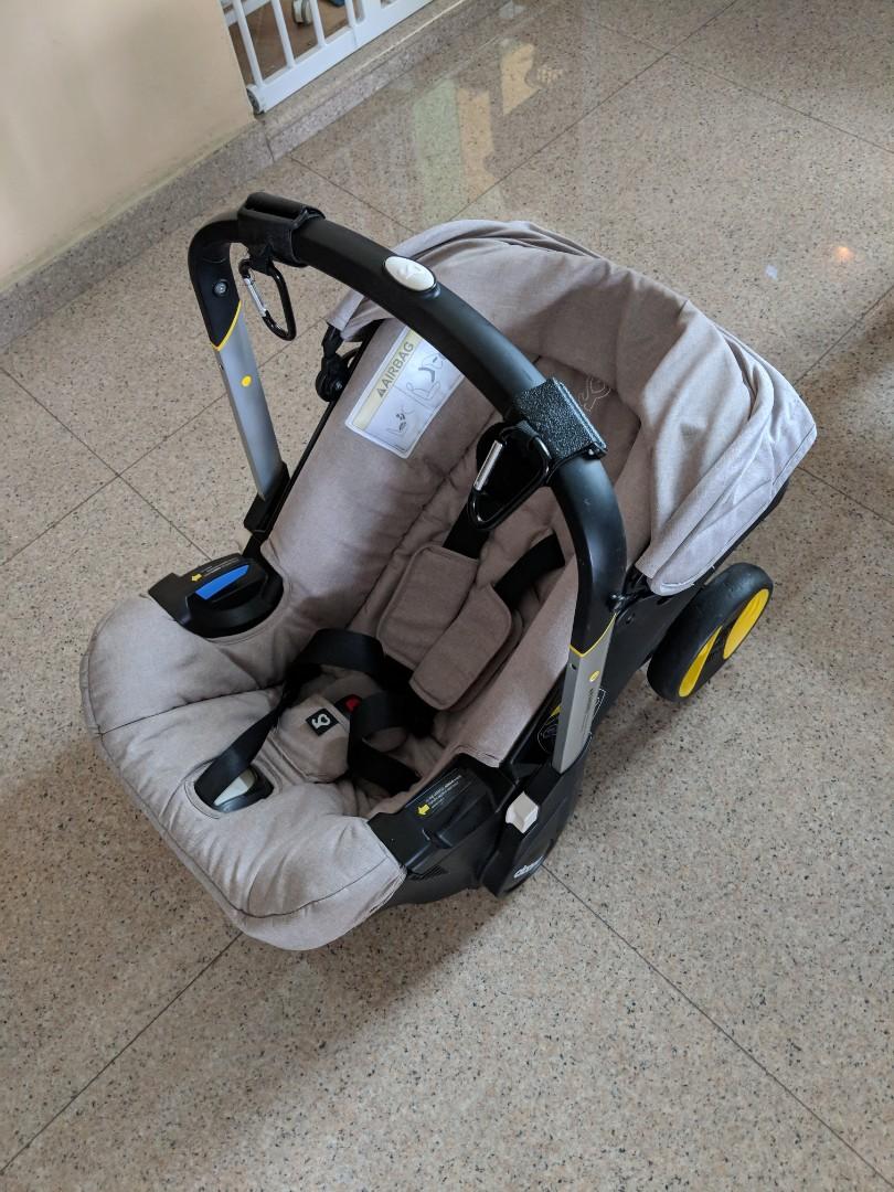 Doona Stroller Infant Car Seat in Dune Beige Babies Kids Going Out Car Seats on Carousell