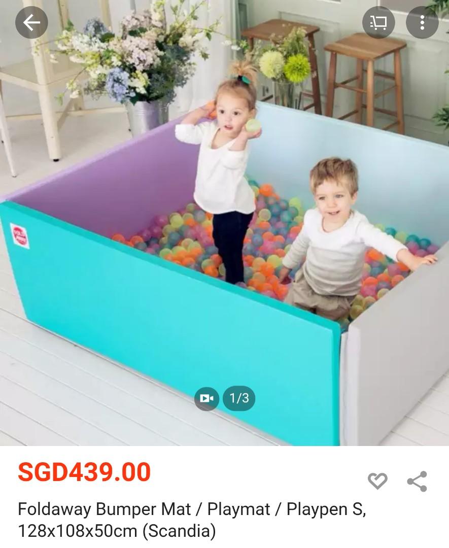 Bumper mat playpen hotsell
