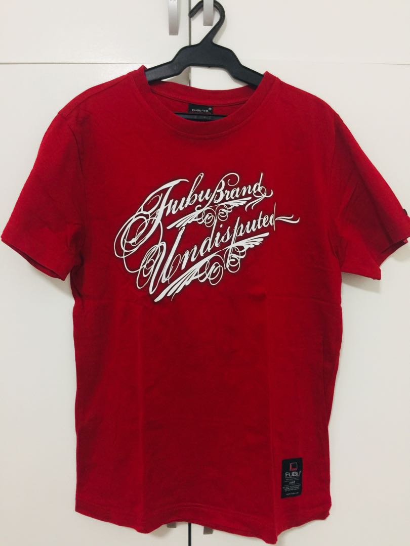 Fubu red shirt clearance