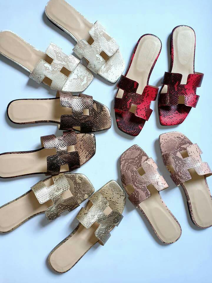 hermes inspired slippers