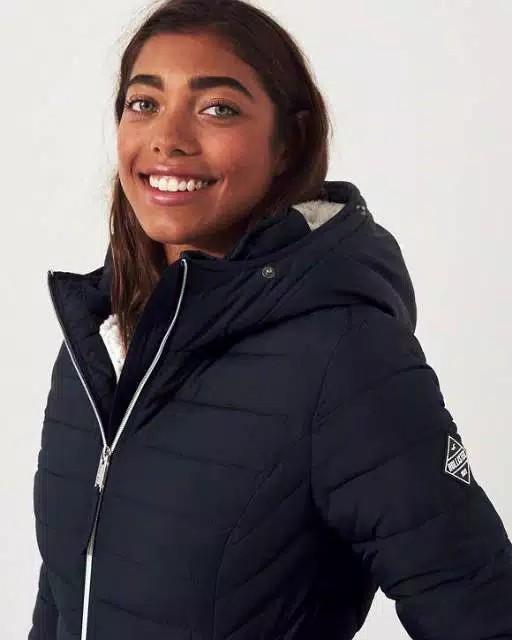 hollister sherpa lined puffer parka