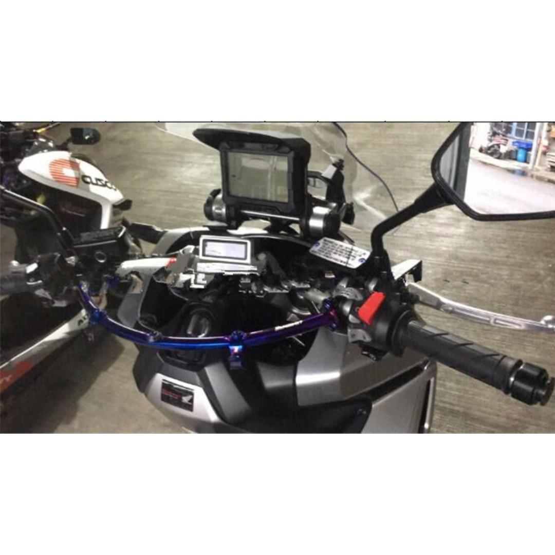 Honda X Adv Xadv 750 Xadv750 Adv750 Modified Bar Gps Bar Holder Bracket Motorcycles Motorcycle Accessories On Carousell