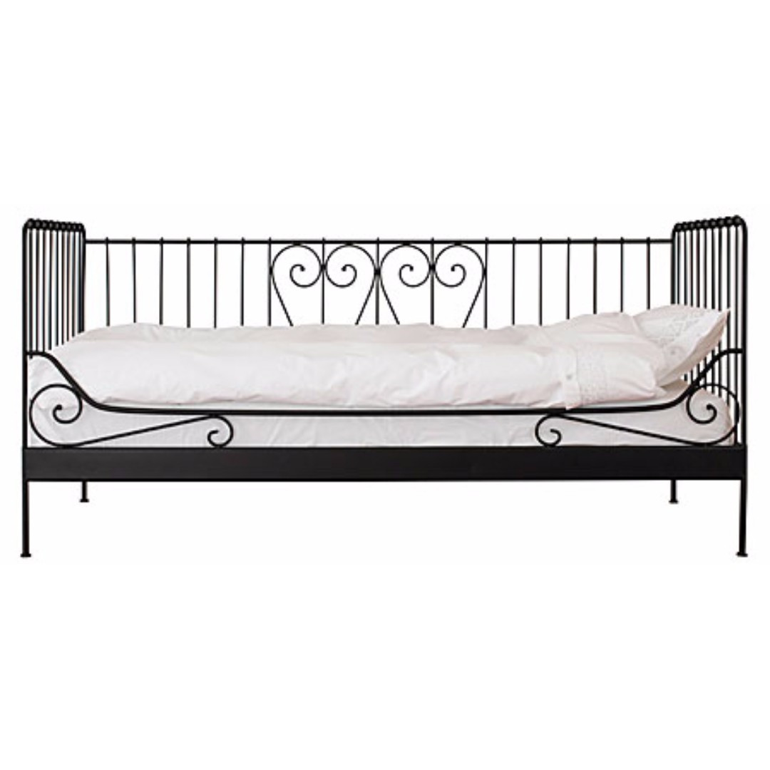 Ikea single bed black outlet