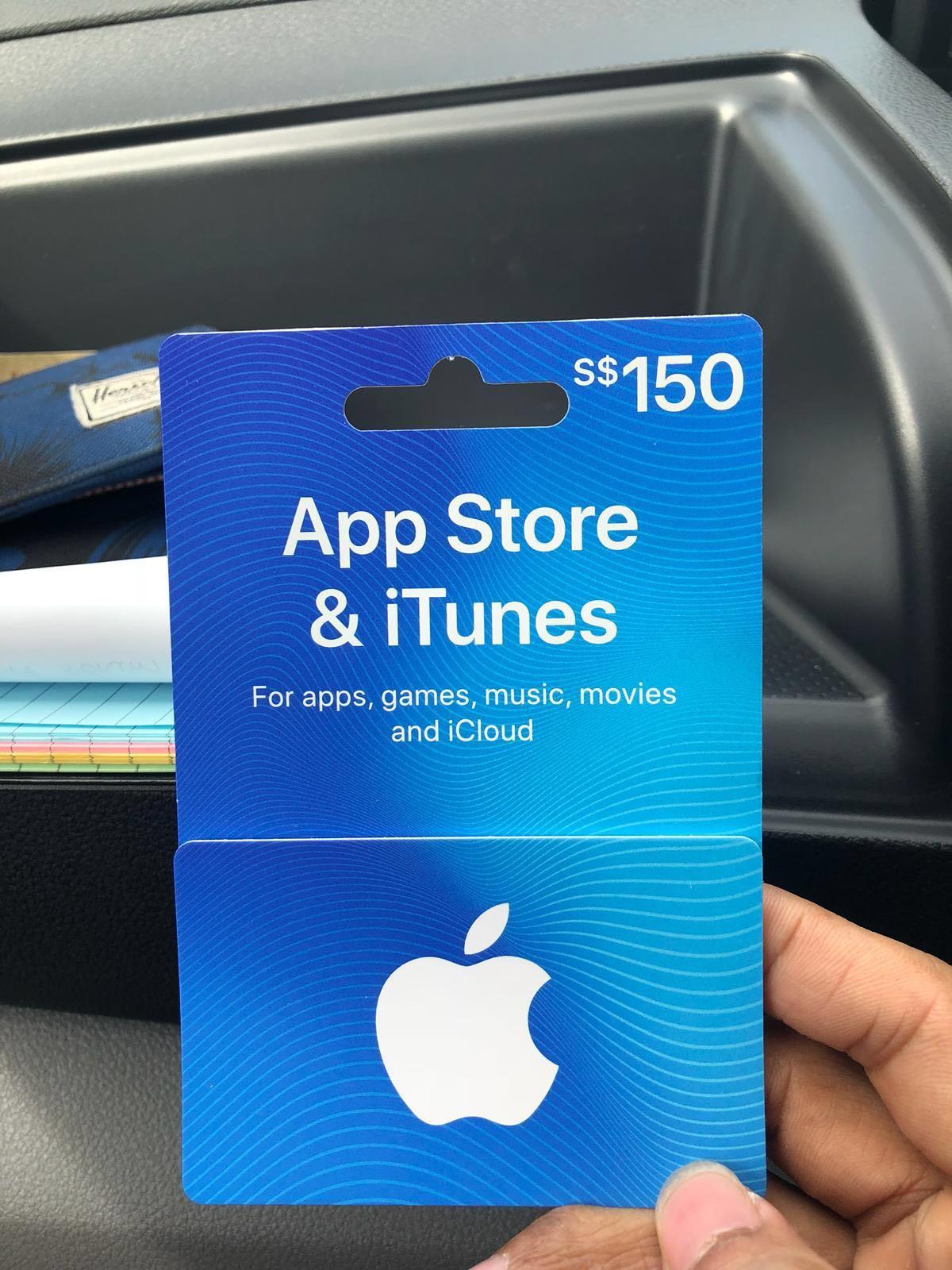 iTunes Gift Card, Tickets & Vouchers, Vouchers on Carousell
